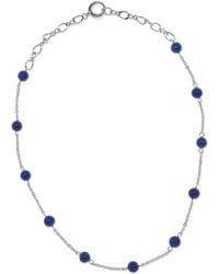 Grosse - Platinum & Lapis Lazuli Gemstone Necklace, Series Gem Mix - Lyst