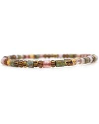 Shar Oke - Neutrals, & Czech Picasso Beaded Bracelet - Lyst