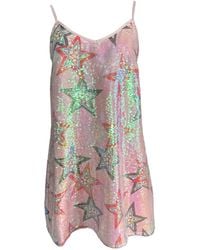 Any Old Iron - Iridescent Sequin Star Short Dress - Lyst