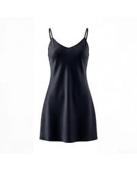 Vimissia - Mini Silk Slip Dress - Lyst