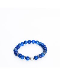 Addicted - Antistress Handcrafted Sterling Bracelet With Jasper Stones - Lyst