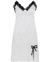 Lisa The Label - Angle Baby Bow Slip Dress - Lyst