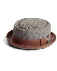 Dasmarca Hats - Dasmarca Rico Summer Telescope Crown Lightweight Breathable Rude-Boy Mod Porkpie Hat - Lyst