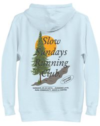 Anchor and Crew - Sky Mountain Pine Slow Sundays Running Club Cotton Blend Hoodie - Lyst