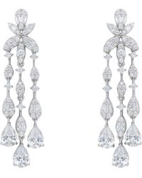 LÁTELITA London - Duchess Moissanite Drop Earrings - Lyst