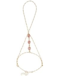La Soula Jewelry - Aponi Hand Chain Sapphire - Lyst