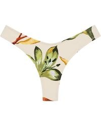 Montce - Rooted Floral Lulu Zig-Zag Stitch Bikini Bottom - Lyst