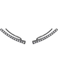SALLY SKOUFIS - Behave Ear Climber With Made Cz Diamond Stimulant - Lyst