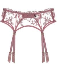 Journelle - Cristiana Suspender Belt Delicate Rose - Lyst