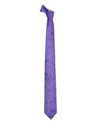 DAVID WEJ - Floral Jaquard Tie – Lilac - Lyst