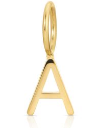 Maya Brenner - Letter Charm - Lyst