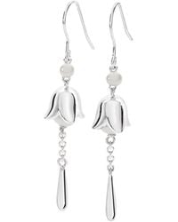 Lucy Quartermaine - Solid Sterling Lily Of The Valley Earrings - Lyst