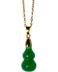 seree - Hulu Jade Stone Pendant Necklace - Lyst