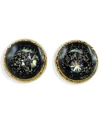 Kate Koel - Round Galaxy Stud Earrings - Lyst