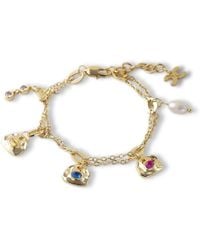 Classicharms - Iris Gemstone Charm Bracelet - Lyst