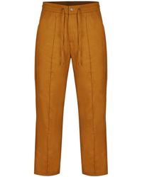 DAVID WEJ - Hugo Linen Drawstring Trouser - Lyst