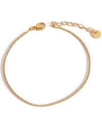 Elk & Bloom - Tiny 14K Keel Chain Link Bracelet - Lyst