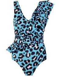 Nur Karaata - Lilac Leo Swimsuit - Lyst