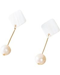 LIKHÂ - Pearl Drop Earrings - Lyst