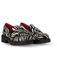 Rosamund Muir London - Stratford & Zebra Print Calf Hair Loafers - Lyst