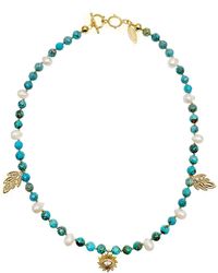 Farra - With Evil Eye Pendant Necklace - Lyst