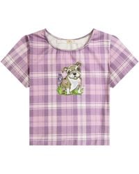 Cloud Haven - Plaid Sweet Bulldog Tee - Lyst