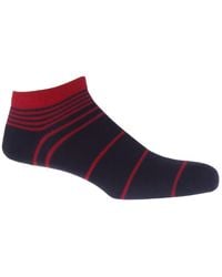 Peper Harow - Made in England - Retro Stripe Trainer Socks – - Lyst