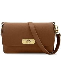 Apatchy London - The Maisie Midi Tan Leather Bag - Lyst