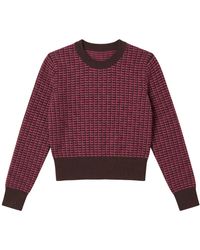 Brodie Cashmere - Ethereal Stitch Crew - Lyst