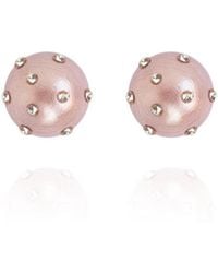 Saule Label - Gaia Jet Petite Earrings - Lyst
