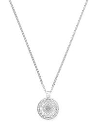 Seven Saints - Sri Yantra Supreme Manifestor All Gender Necklace, Rhodium - Lyst