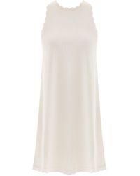 Monlicia - Calia Mini Linen Dress - Lyst