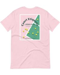 Anchor and Crew - Cotton Court Etiquette Tennis Club League Organic Cotton T-Shirt - Lyst