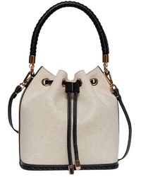Saonara Brand - Bucket Bag Linen Leather - Lyst