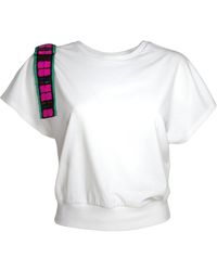Lalipop Design - T-Shirt Established With A Sequined Bow - Lyst