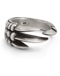 Snake Bones - Eagle Claw Ring - Lyst