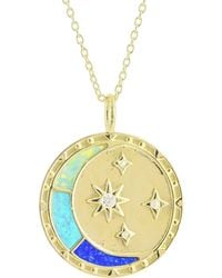KAMARIA - Opal Moon Dream Medallion Necklace - Lyst