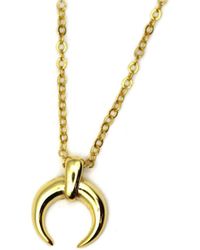 VicStoneNYC Fine Jewelry - Small Horn Solid Necklace - Lyst