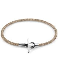 Anchor and Crew - Sand Cambridge & Rope Bracelet - Lyst