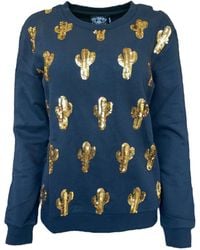 Any Old Iron - Small Sequin Cactus Sweatshirt - Lyst