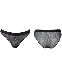 Bott Lingerie - Crush Lace Brief – Shadow - Lyst