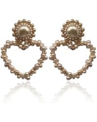 PINAR OZEVLAT - Neutrals Queen Of Hearts Pearl - Lyst