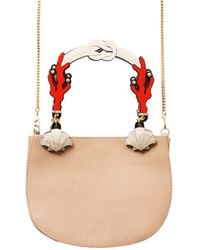 Gissa Bicalho - Neutrals Acrylic Handmade Bag Coral Strap - Lyst