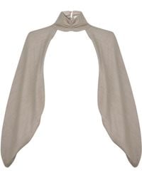 Thisisu Collection - Neutrals Aira High-Neck Bolero Sleeves – - Lyst