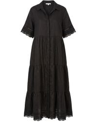 Adrift Clothing - Winslow Linen Button-Through Dress - Lyst