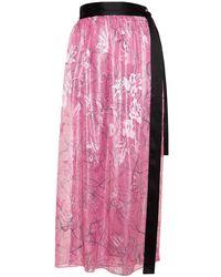 Roses Are Red - Avery Silk Wrap-skirt - Lyst