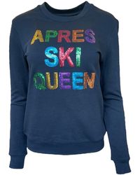 Any Old Iron - Aprés Ski Queen Sequin Sweatshirt - Lyst