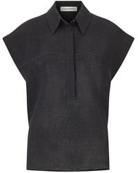 The Summer Edit - Blair Luxe Linen Shirt - Lyst