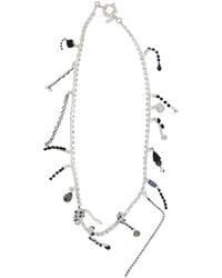 Vickisarge - Party Twisted Crystal Necklace - Lyst