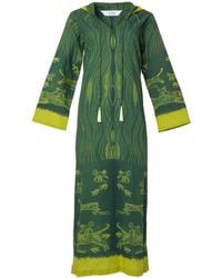 Tiger and the Monkey - The Veronica Organic Handloomed And Cotton Kaftan Dress - Lyst